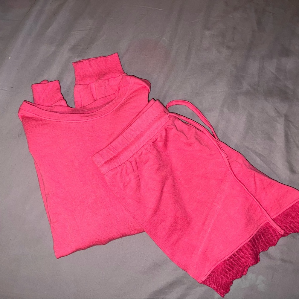 Grey State Pink Lounge Set Women’s 1 (Small) Nwot